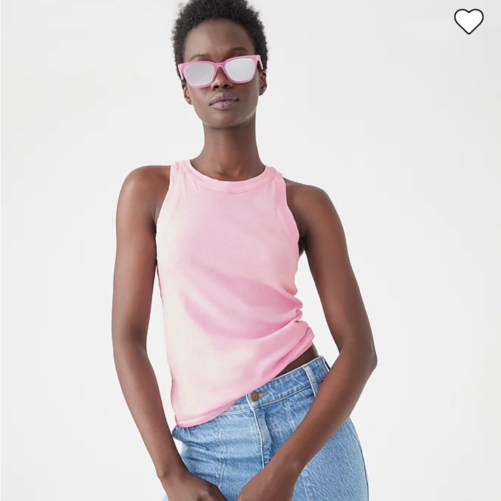 NWT J.Crew Summer Pink Tank Top